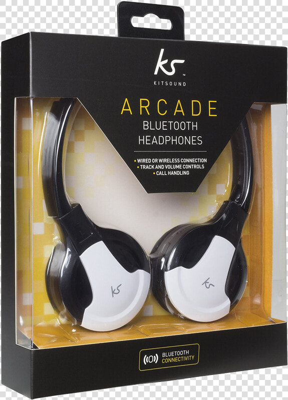 Kitsound Arcade Wireless Bluetooth Headphones With   Headphones  HD Png DownloadTransparent PNG