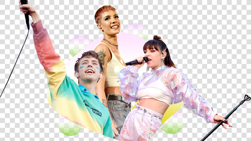 Pop Stars Halsey Charli Xcx And Troye Sivan In Performance   Charli Xcx 1999 Transparent  HD Png DownloadTransparent PNG