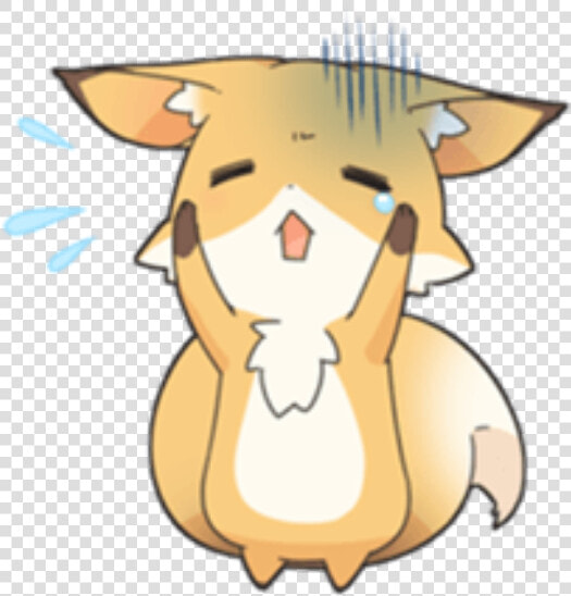  fox  kawaii  cute  png  edit  overlay   Kawaii Cute Fox Art  Transparent PngTransparent PNG