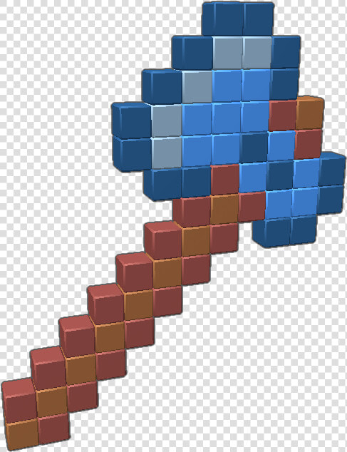 Transparent Diamond Pickaxe Png   Minecraft Diamond Axe Png  Png DownloadTransparent PNG