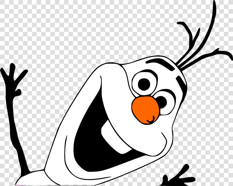 Movies  Personal Use  Olaf Waving 2   HD Png DownloadTransparent PNG