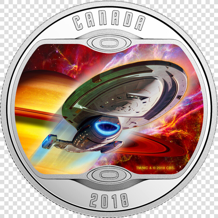 Star Trek U   Star Trek Canadian Coin 2018  HD Png DownloadTransparent PNG