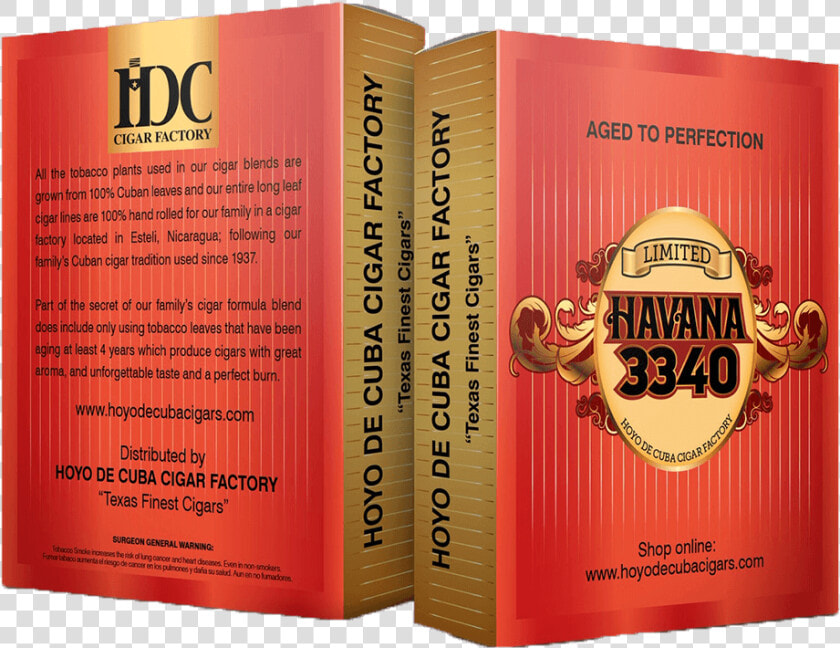 Havana 3340 Robusto Extra Cigars   Book Cover  HD Png DownloadTransparent PNG