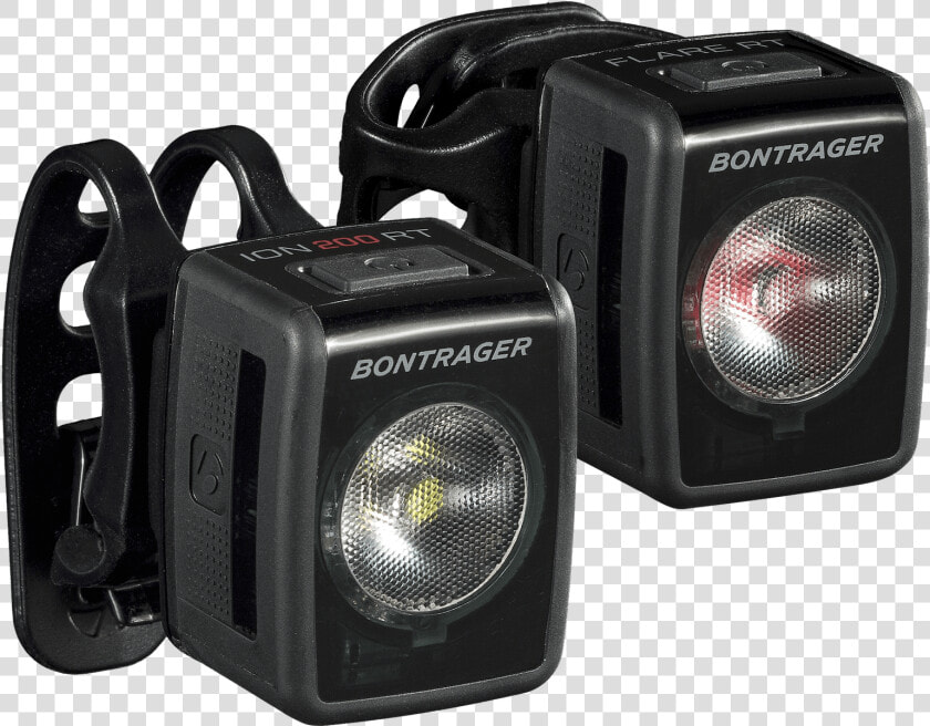 Both Lights Are Usb Rechargeable  Include Easy To Mount   Bontrager Ion 200 Rt Flare Rt Light Set  HD Png DownloadTransparent PNG