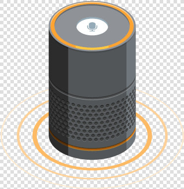 Smart Speaker Voice Assistant 3d Isometric   Circle  HD Png DownloadTransparent PNG