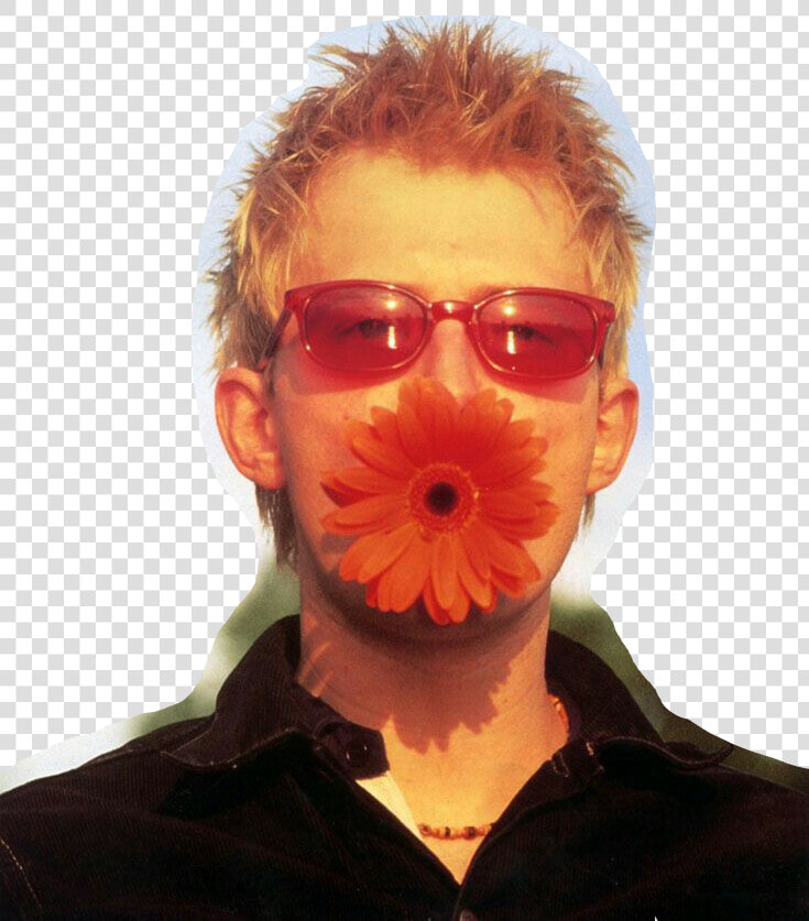  thomyorke  radiohead   Thom Yorke With A Flower  HD Png DownloadTransparent PNG