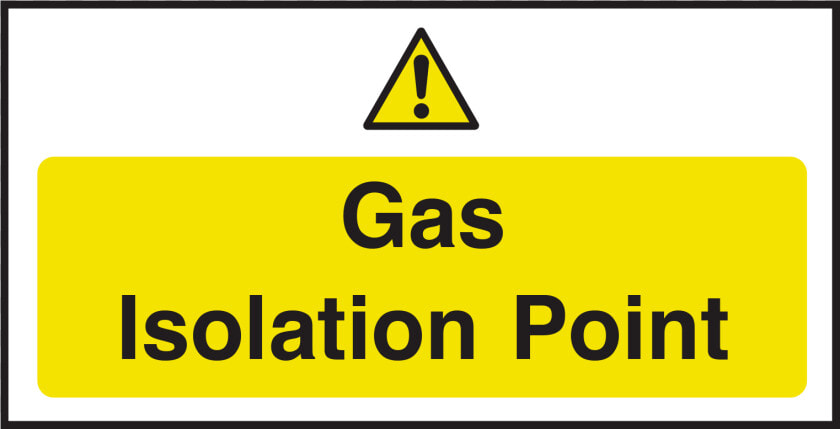 Gas Isolation Point Sign Title Gas Isolation Point   Sign  HD Png DownloadTransparent PNG