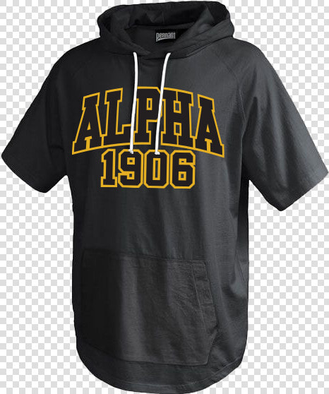 Alpha Phi Alpha Short Sleeve Trainer Hoodie  HD Png DownloadTransparent PNG