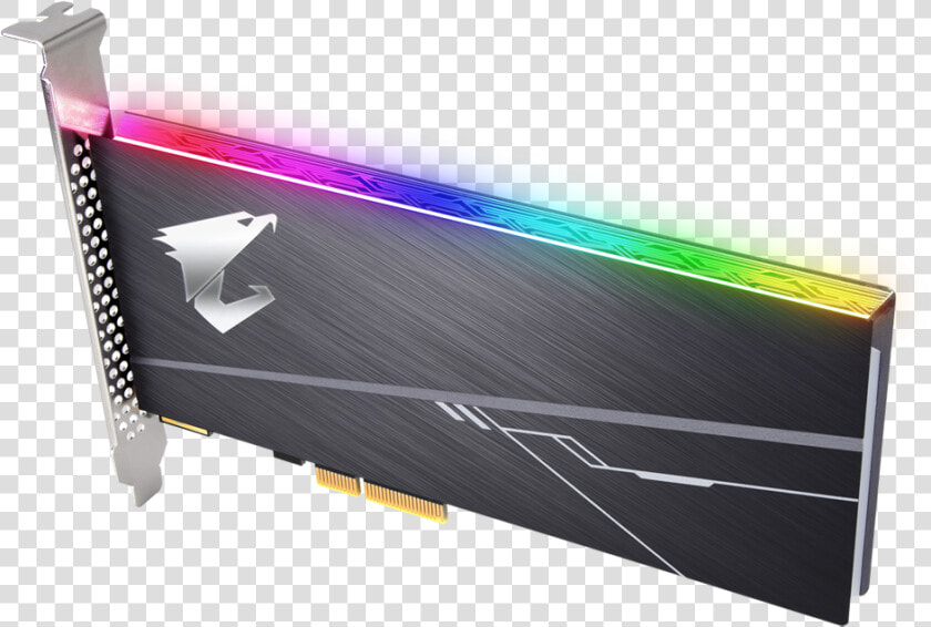 Aorus Rgb Aic Nvme Ssd  HD Png DownloadTransparent PNG