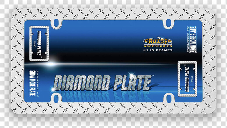 Diamond Plate License Plate   Computer Data Storage  HD Png DownloadTransparent PNG