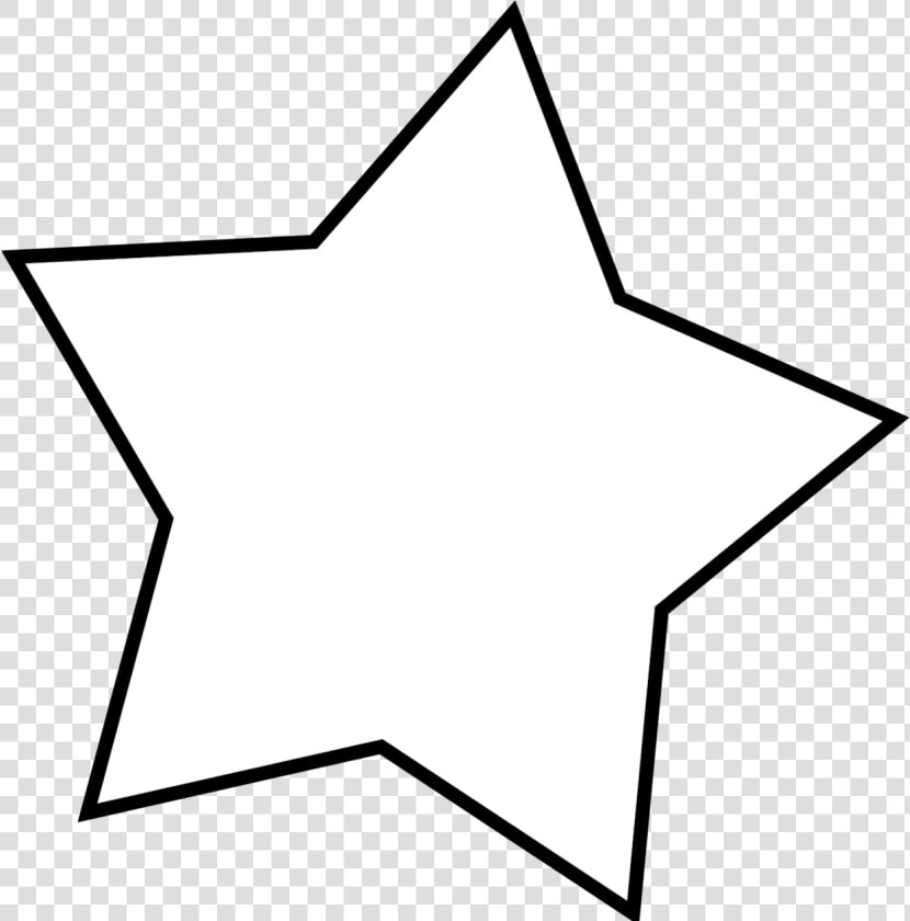 Star Clipart Outline   Star Clipart Black And White  HD Png DownloadTransparent PNG