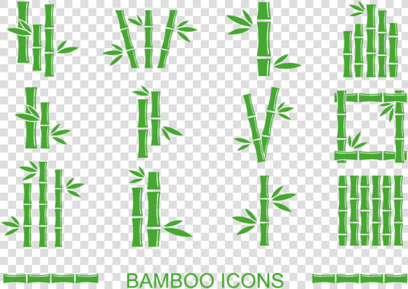 Bamboo Icons Vector   Symmetry  HD Png DownloadTransparent PNG