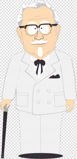 Colonel Sanders South Park  HD Png DownloadTransparent PNG