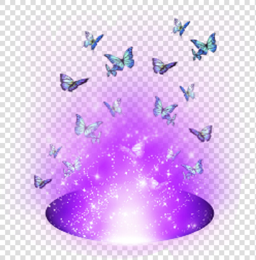  beauty  magic  magia  purple  butterflies  celeste   Papilio  HD Png DownloadTransparent PNG