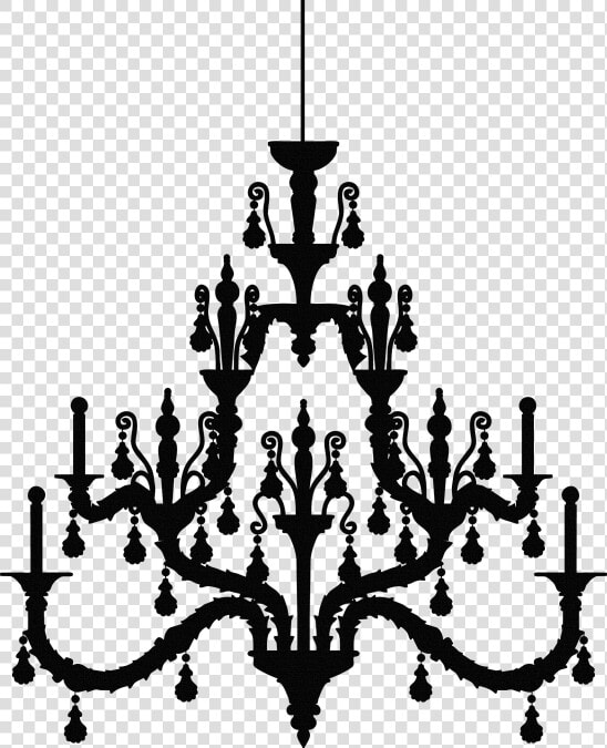 Light Chandelier Silhouette   Chandelier Silhouette Png  Transparent PngTransparent PNG