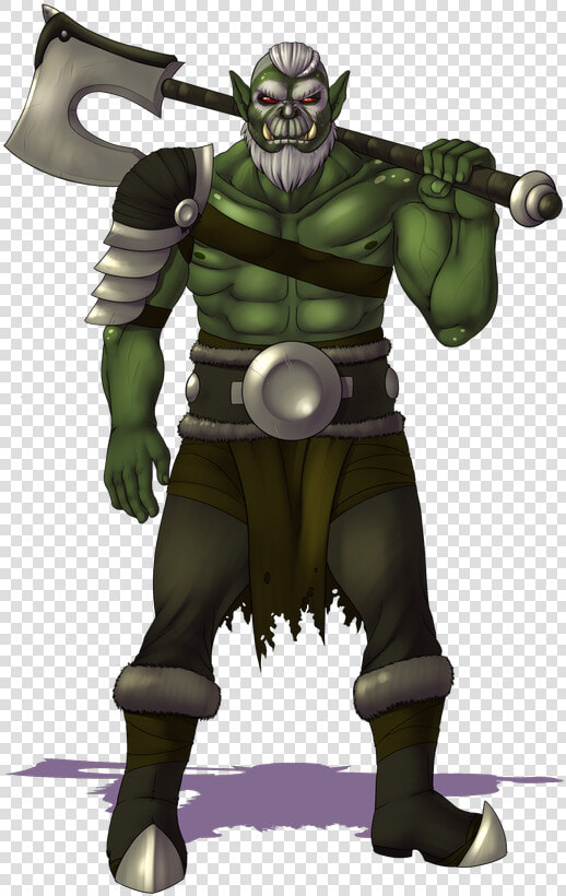 Pathfinder   Orc Barbarian   Rukus   Barbarian Half Orc Png  Transparent PngTransparent PNG