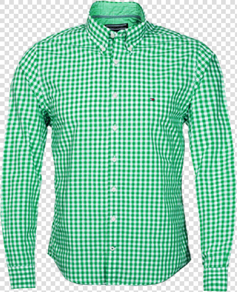  tommy Hilfiger Green White Checkered Shirt New York   Tommy Hilfiger Shirts Green  HD Png DownloadTransparent PNG