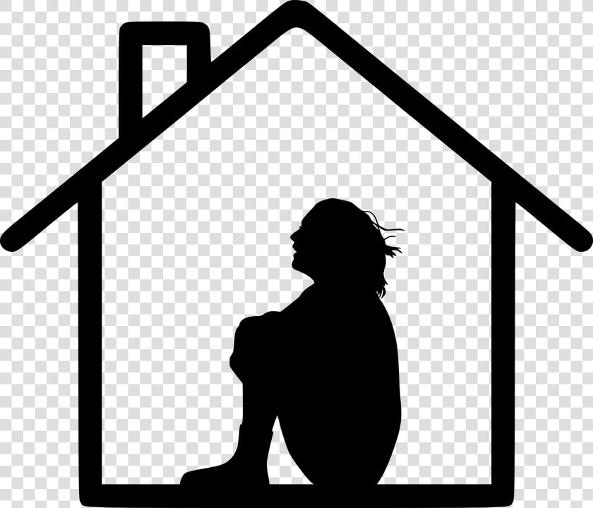 Depression Silhouette  HD Png DownloadTransparent PNG