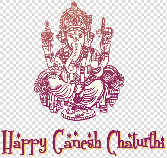 Happy Chaturthi Png Clipart   Happy Ganesh Chaturthi Png  Transparent PngTransparent PNG