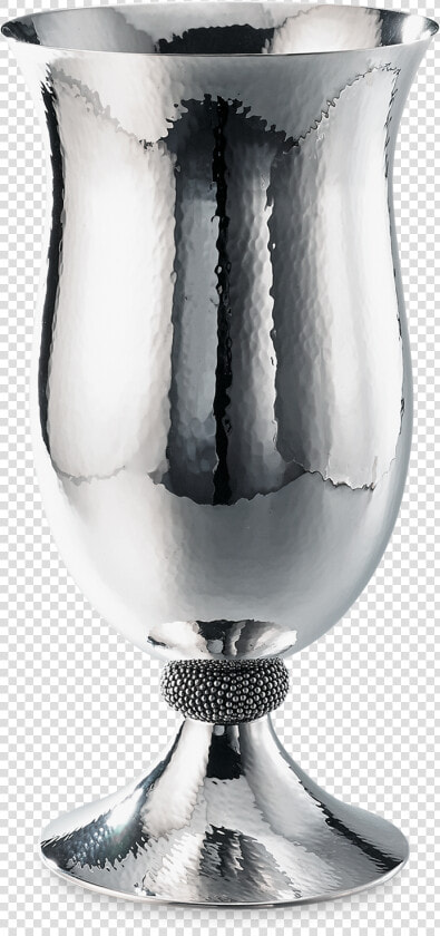 Caviar Medium Vase   Transparent Vase Silver  HD Png DownloadTransparent PNG