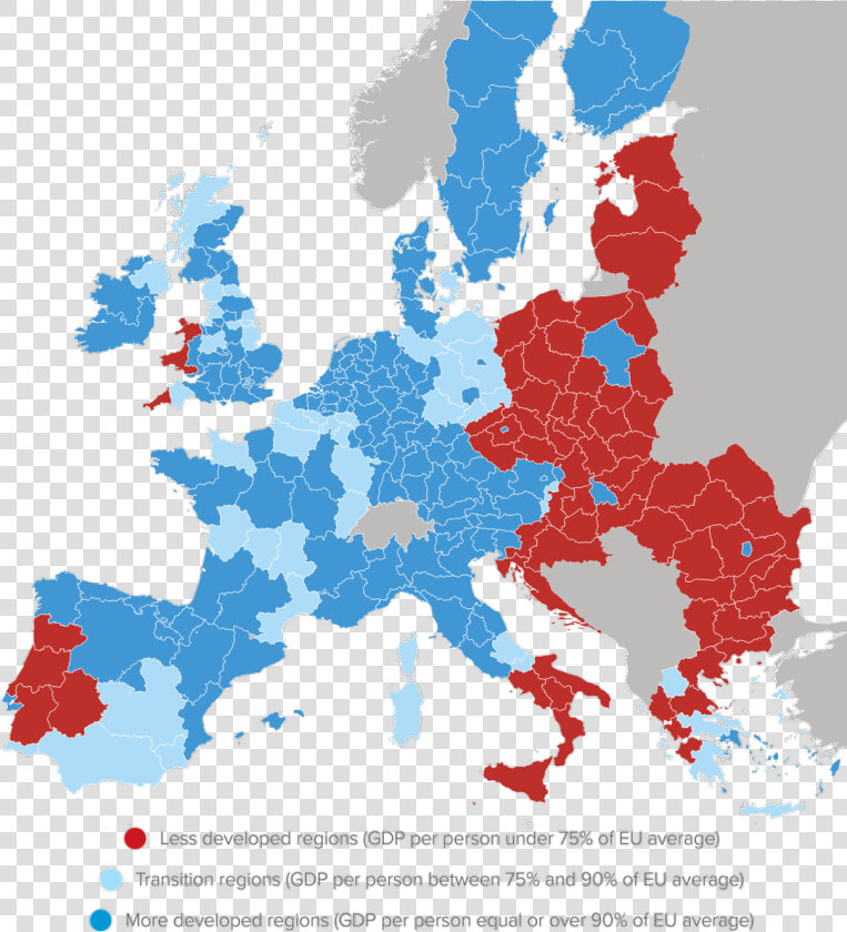 Eu Regions Gdp Per Capita 2018  HD Png DownloadTransparent PNG