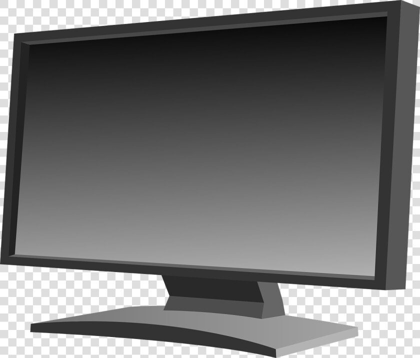 Computer  Monitor  Screen  Blank  Black  Desktop   Lcd Monitor Clip Art  HD Png DownloadTransparent PNG