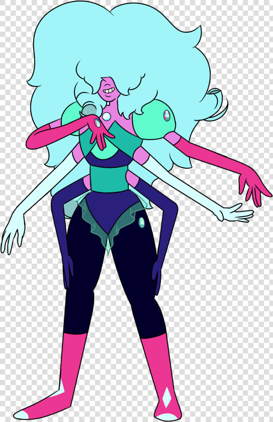 Steven Universe Malaya Garnet   Png Download   Alexandrite And Steven Fusion  Transparent PngTransparent PNG