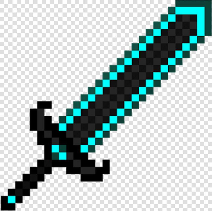 Espadadominecraft Espada Minecraft   Minecraft Epic Diamond Sword  HD Png DownloadTransparent PNG