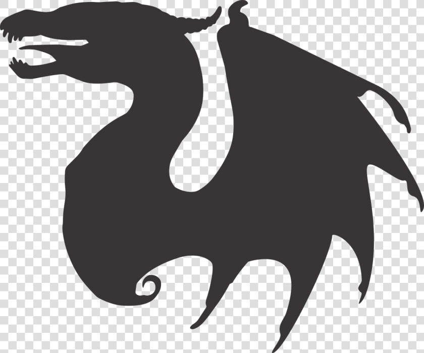 Dragon  Dragon Vector  Dragon Silhouette  Animal   Dragon Silhouette Png  Transparent PngTransparent PNG