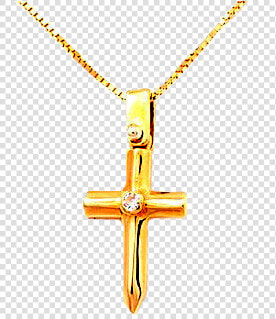 18ct Yellow Gold Cross With Diamond Set   Cross  HD Png DownloadTransparent PNG