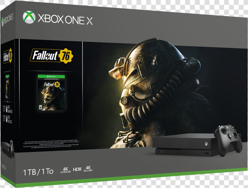 Xbox One Fallout 76 Bundle   Xbox One X Fallout 76  HD Png DownloadTransparent PNG