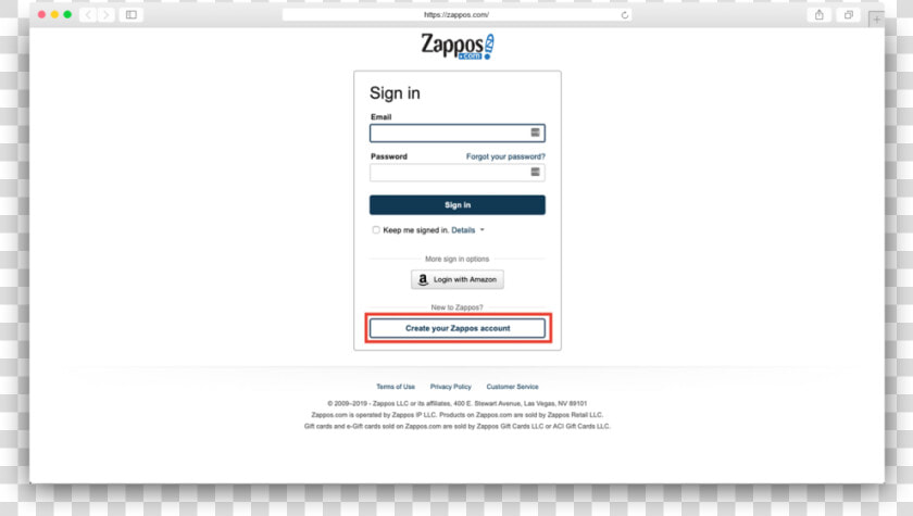 Zappos Account   Zappos  HD Png DownloadTransparent PNG