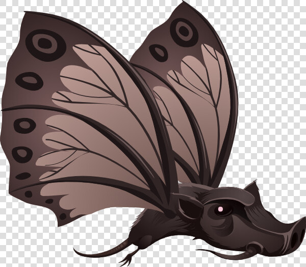 Inhabitants Npc Butterfly Svg Clip Arts   Pig Butterfly  HD Png DownloadTransparent PNG