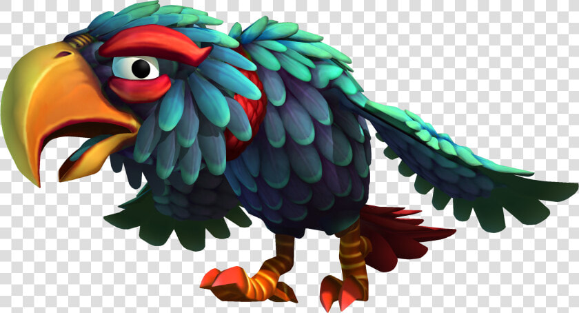 Ipb Image   Donkey Kong Country Returns Blue Parrot  HD Png DownloadTransparent PNG