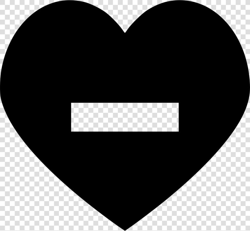 Minus Favorite Love Svg   Heart  HD Png DownloadTransparent PNG