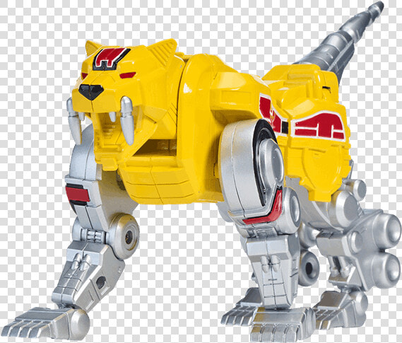 Sabertooth Tiger Dinozord Figure   Power Rangers Tigerzord  HD Png DownloadTransparent PNG