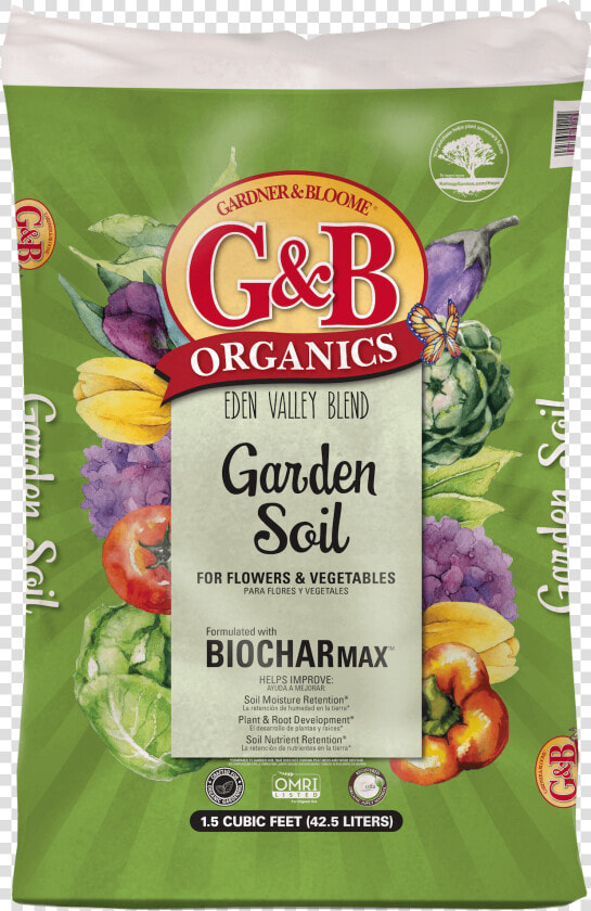 Gbo Garden Soil With Biocharmax   Eden Valley Garden Soil  HD Png DownloadTransparent PNG