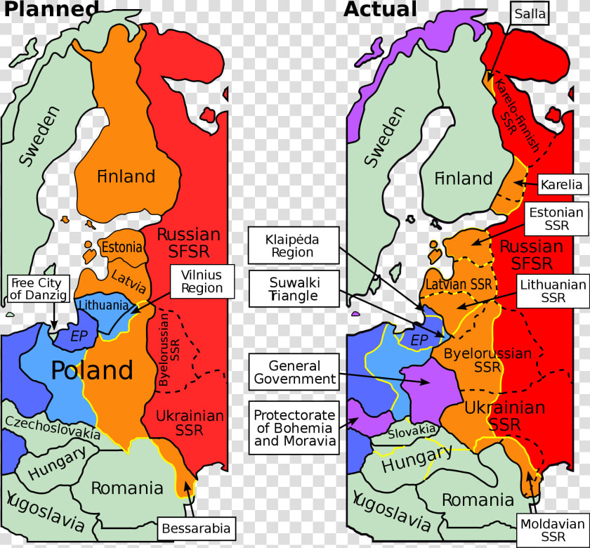 World Map Before World War 2 And After  HD Png DownloadTransparent PNG