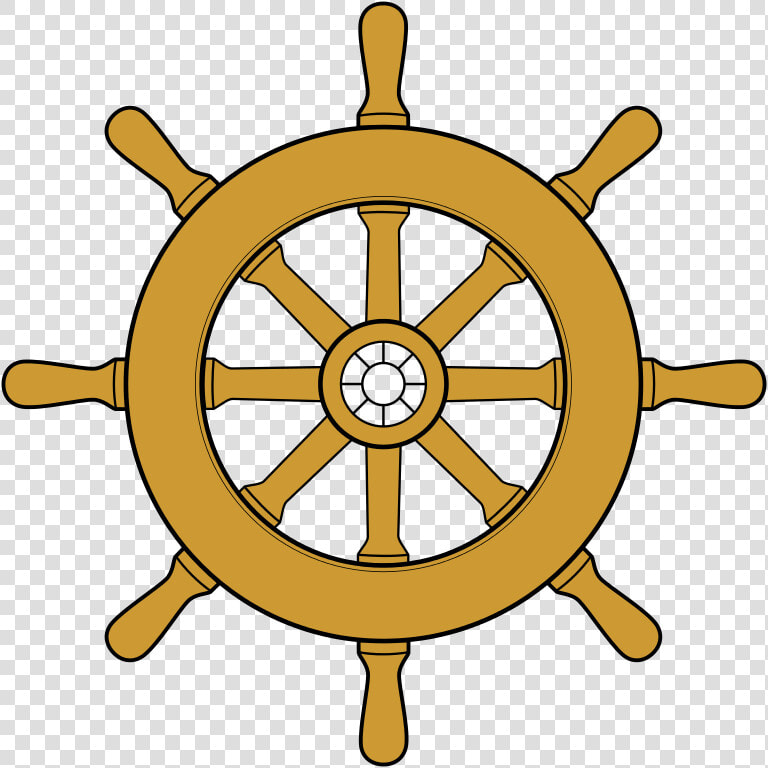 Clip Art Old Boat Steering Wheel   Ship Steering Wheel Free  HD Png DownloadTransparent PNG