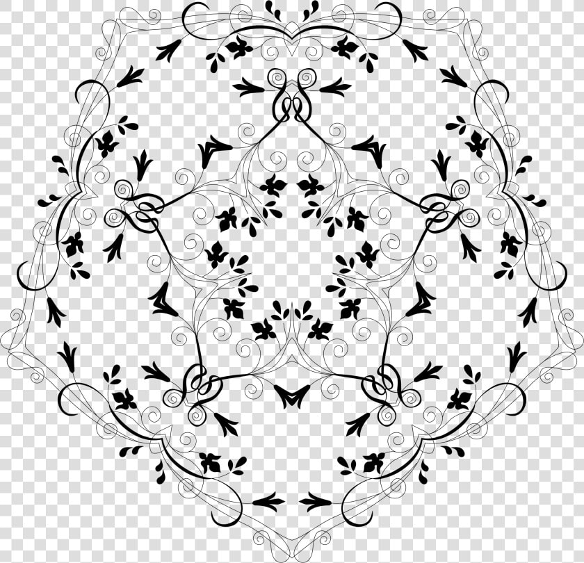 Cyberscooty Floral Border Extended 12 Clip Arts   Visual Arts Icon Transparent  HD Png DownloadTransparent PNG