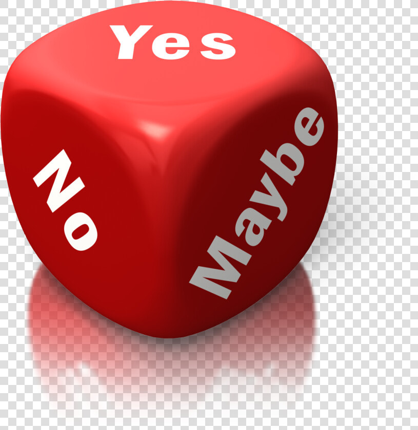 Yes No Maybe Red Dice Pc 1600 Clr   Health And Safety Cost  HD Png DownloadTransparent PNG