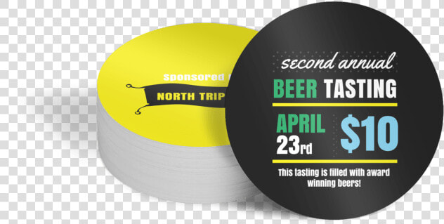 Beer Tasting Coaster Template Preview   Circle  HD Png DownloadTransparent PNG