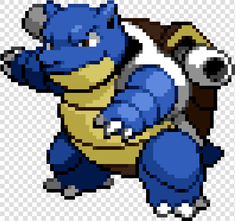 Blastoise Cross Stitch Pattern Clipart   Png Download   Blastoise Pixel Art Minecraft  Transparent PngTransparent PNG