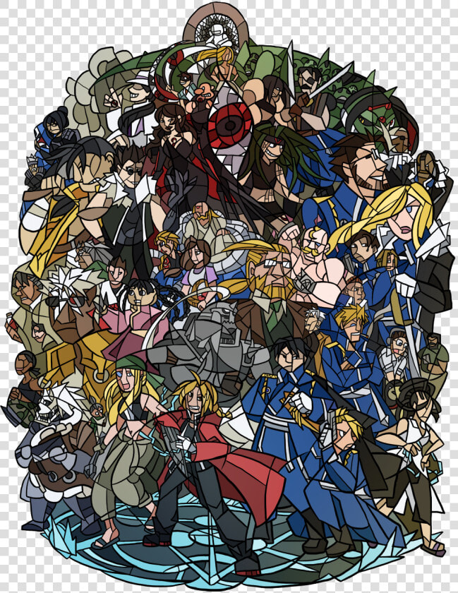 Fullmetal Alchemist Ensemble Art  HD Png DownloadTransparent PNG