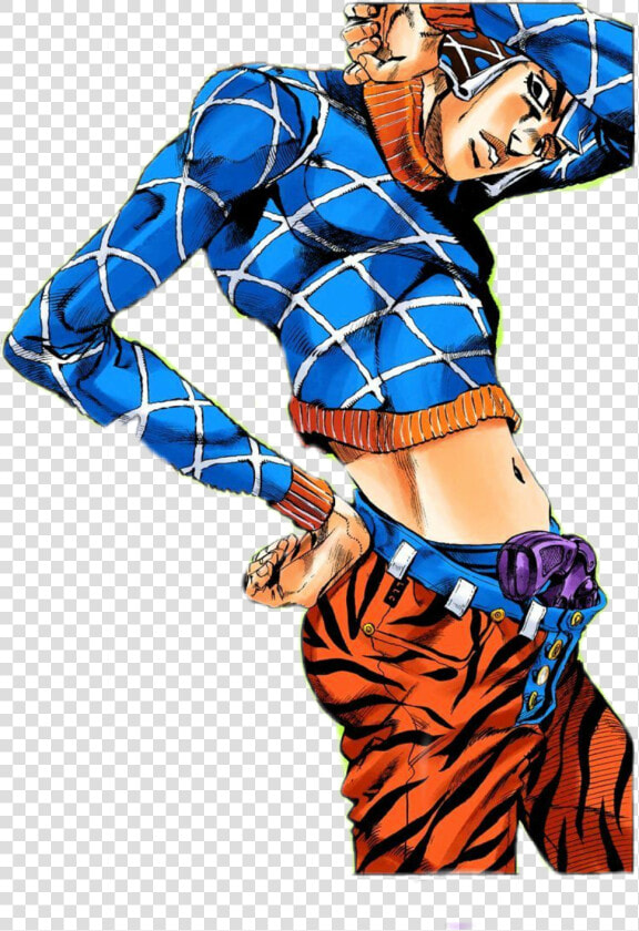  jojobizarreadventure  jojo S Bizarre Adventure  mista   Giorno And Mista Pose  HD Png DownloadTransparent PNG