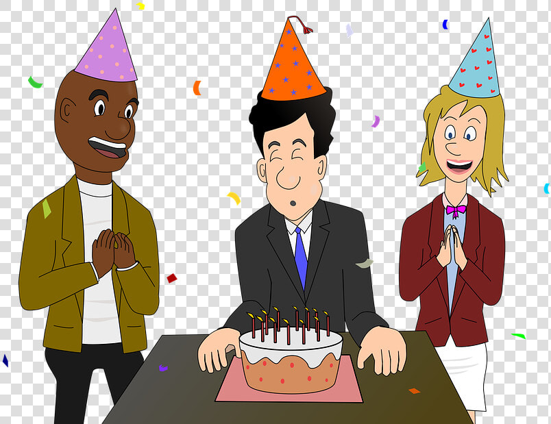 Happy Birthday  Celebration  Party  Birthday  Friends   Happy Birthday Celebration Png Cartoon  Transparent PngTransparent PNG