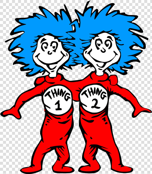 Thing 1 Thing 2 Png Clipart   Png Download   Cat In The Hat Thing 1  Transparent PngTransparent PNG