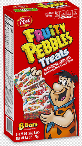 Fruity Pebbles Treats Box   Post Cereal Fruity Pebbles  HD Png DownloadTransparent PNG