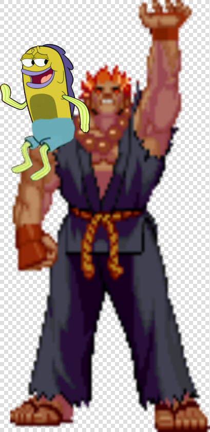 Akunat   Akuma Squidward  HD Png DownloadTransparent PNG