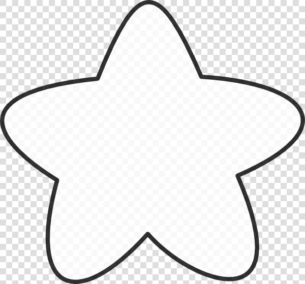 Star Outline Clip Art   Rounded Edges Star Transparent  HD Png DownloadTransparent PNG